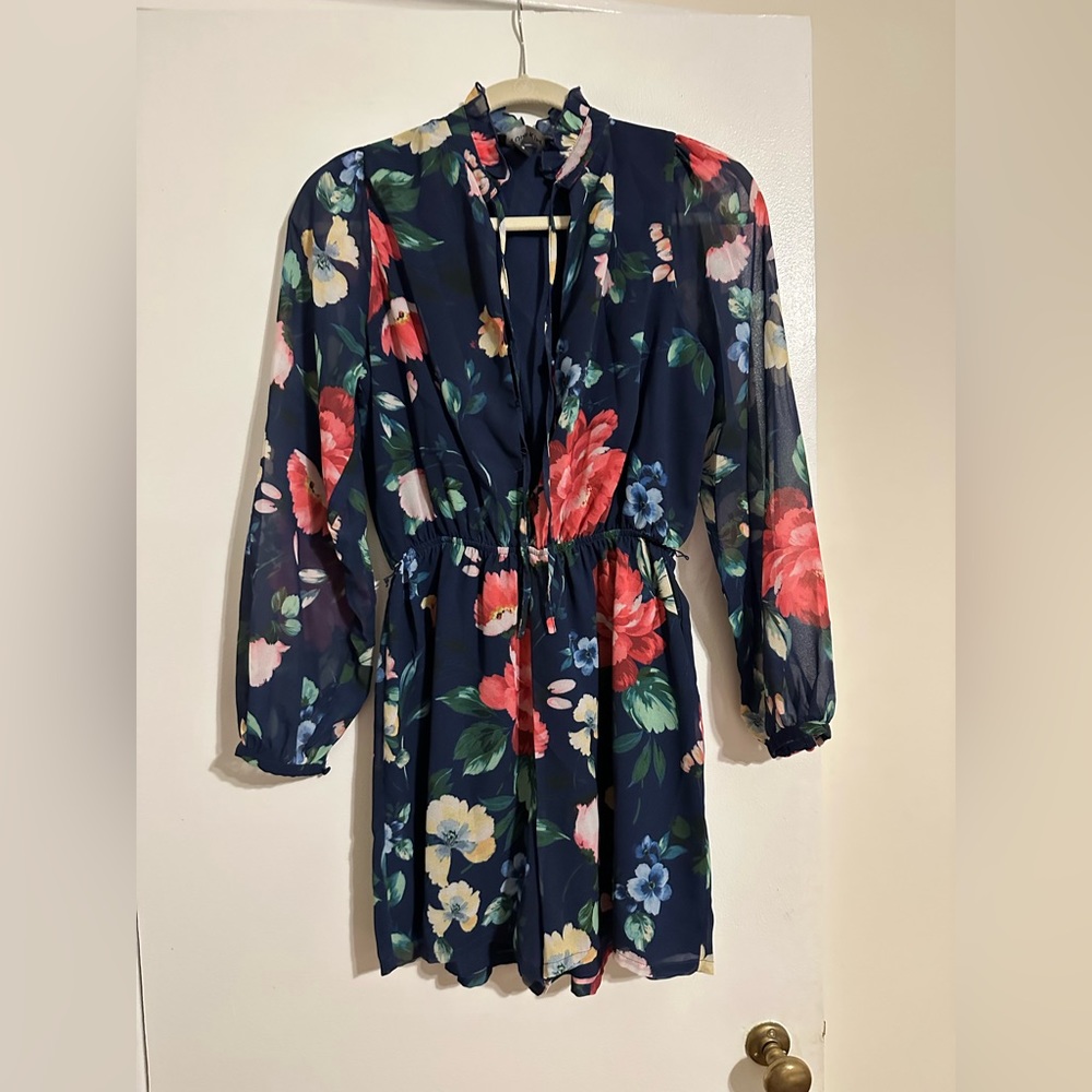 Yumi Kim, blue floral romper